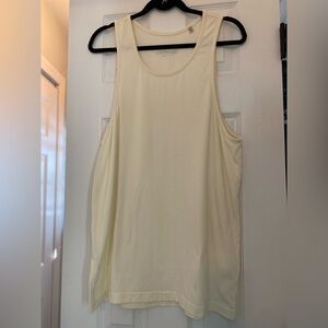 Essentials Fear of God Men's Medium Off White Tank Top Cotton Blend Loungewear